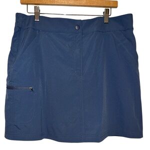 32 Degrees Women's Blue Skort with Zipper Pocket size L NWOT‎